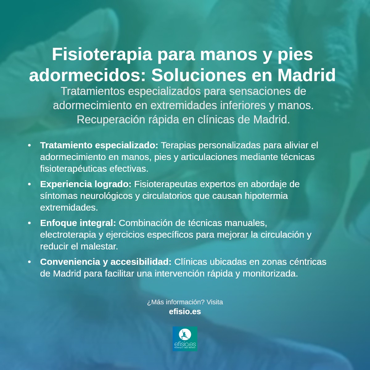 Imagen resumen sobre Se me duermen las manos y los pies
