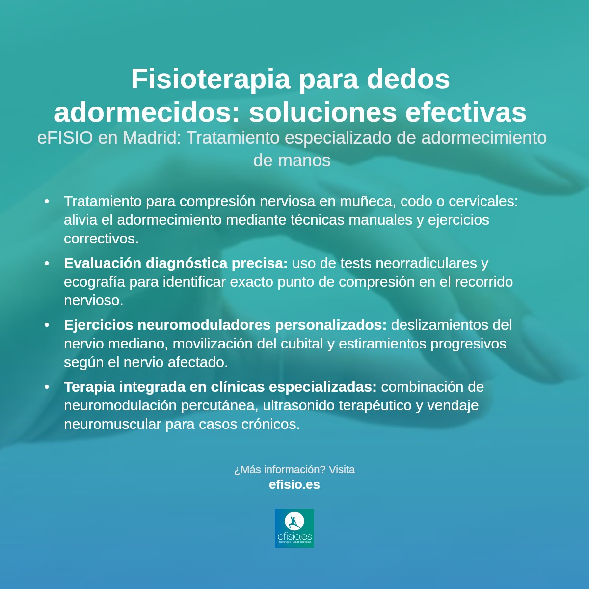 Imagen resumen sobre Se me duermen los dedos de las manos