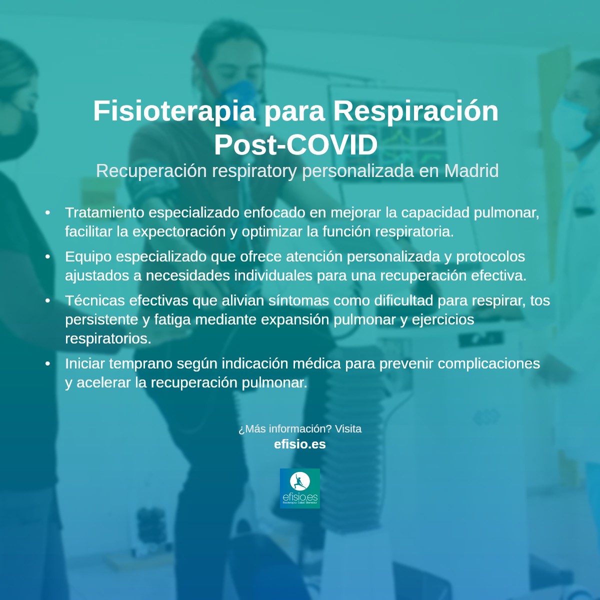 Imagen resumen sobre Secuelas Respiratorias Post-COVID-19