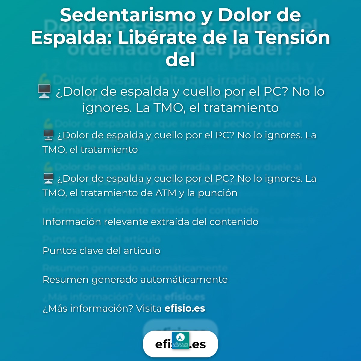 Sedentarismo y Dolor de Espalda: Libérate de la Tensión del PC