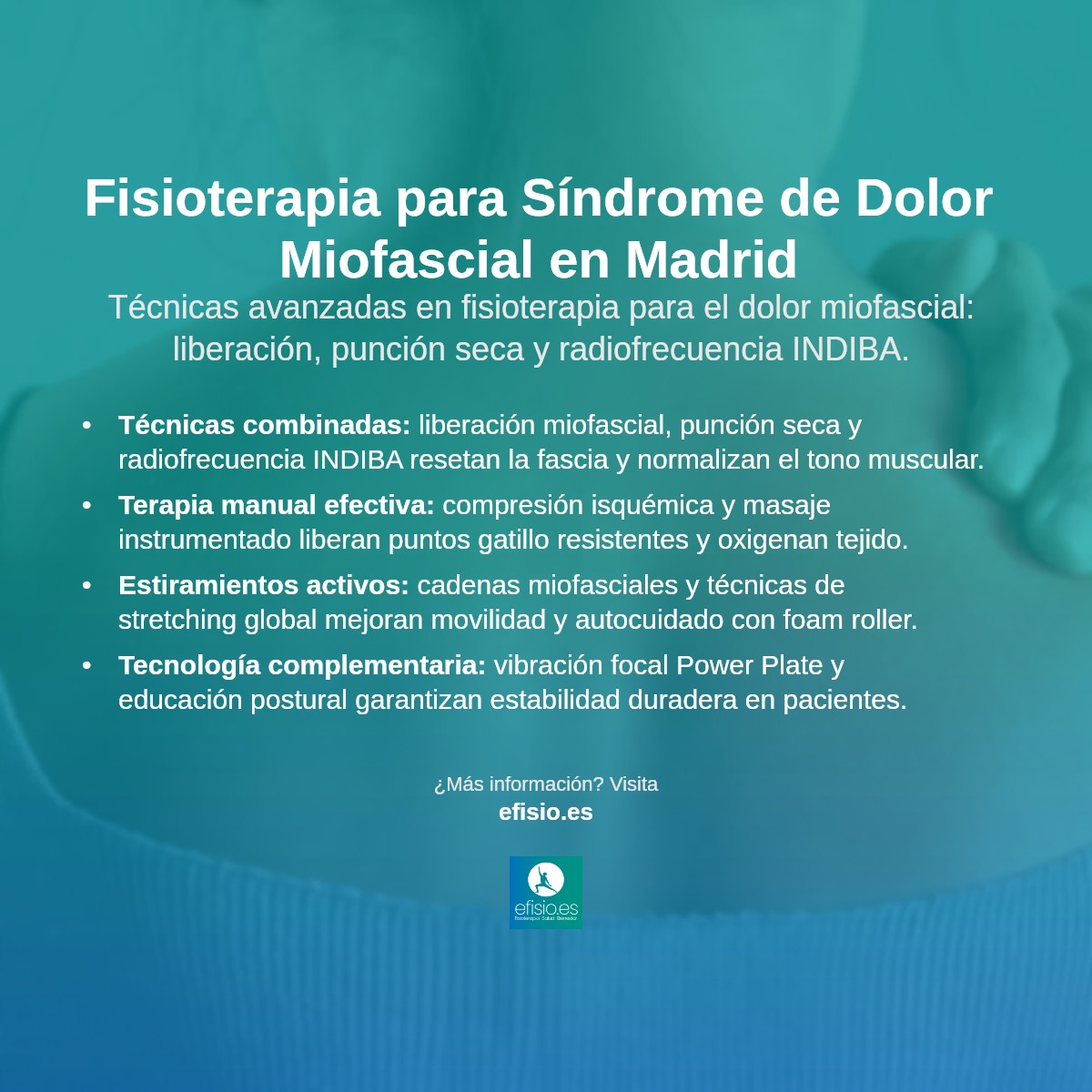 Imagen resumen sobre Síndrome de dolor miofascial