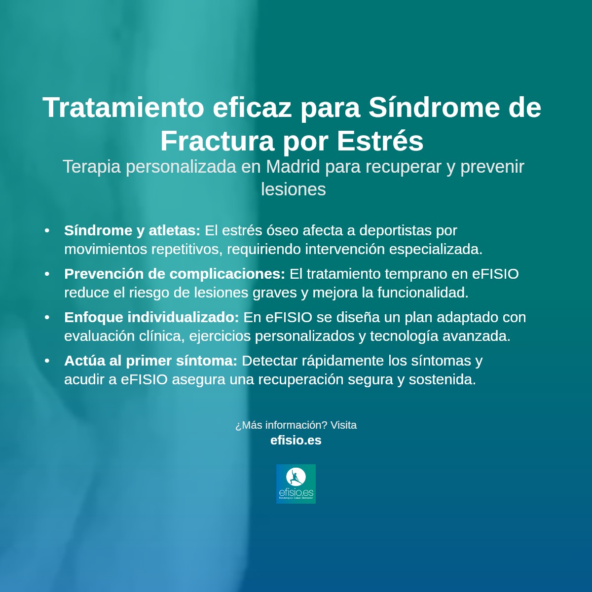 Imagen resumen sobre Síndrome de Fractura por Estrés