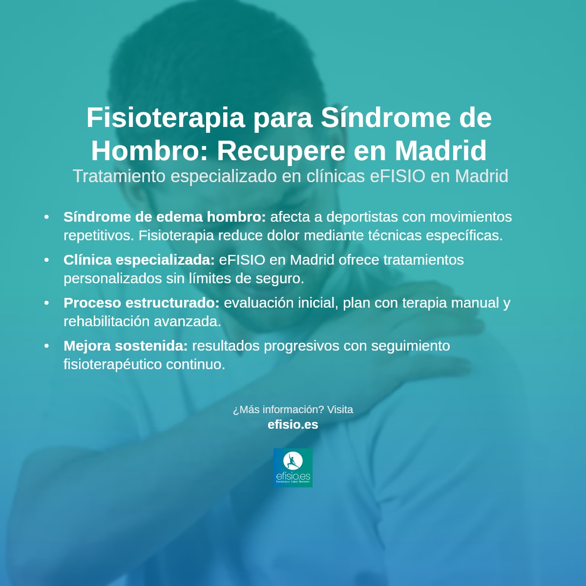 Imagen resumen sobre Síndrome de impacto hombro