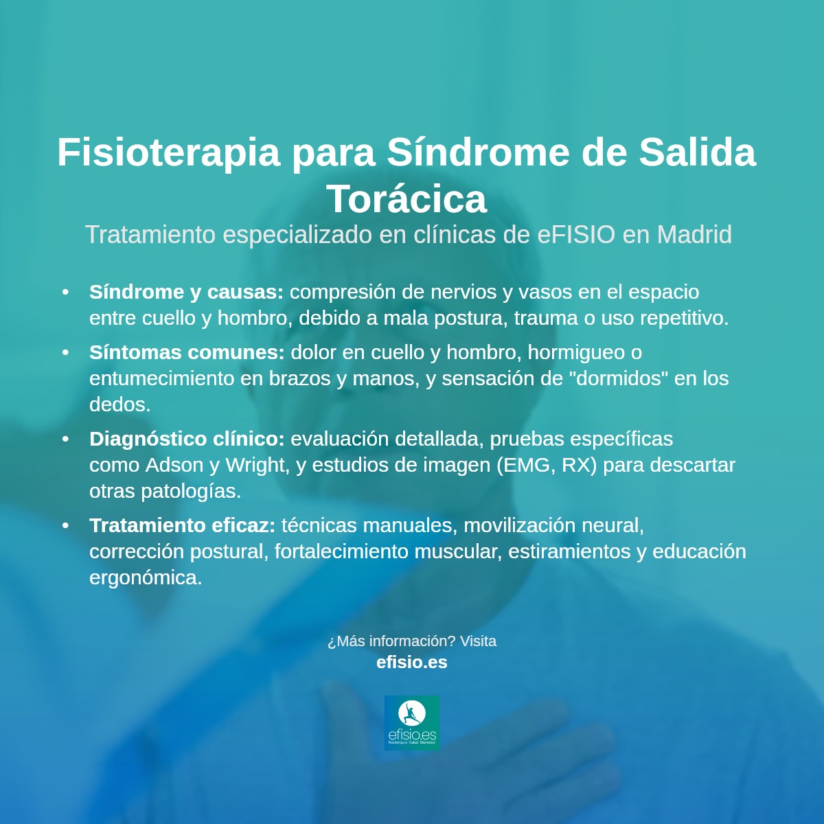 Imagen resumen sobre Síndrome de Salida Torácica