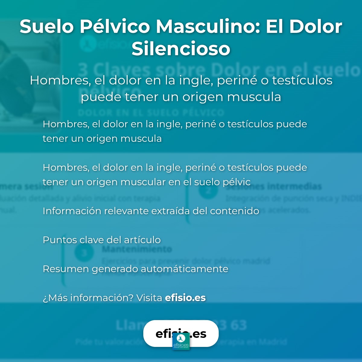 Suelo Pélvico Masculino: El Dolor Silencioso