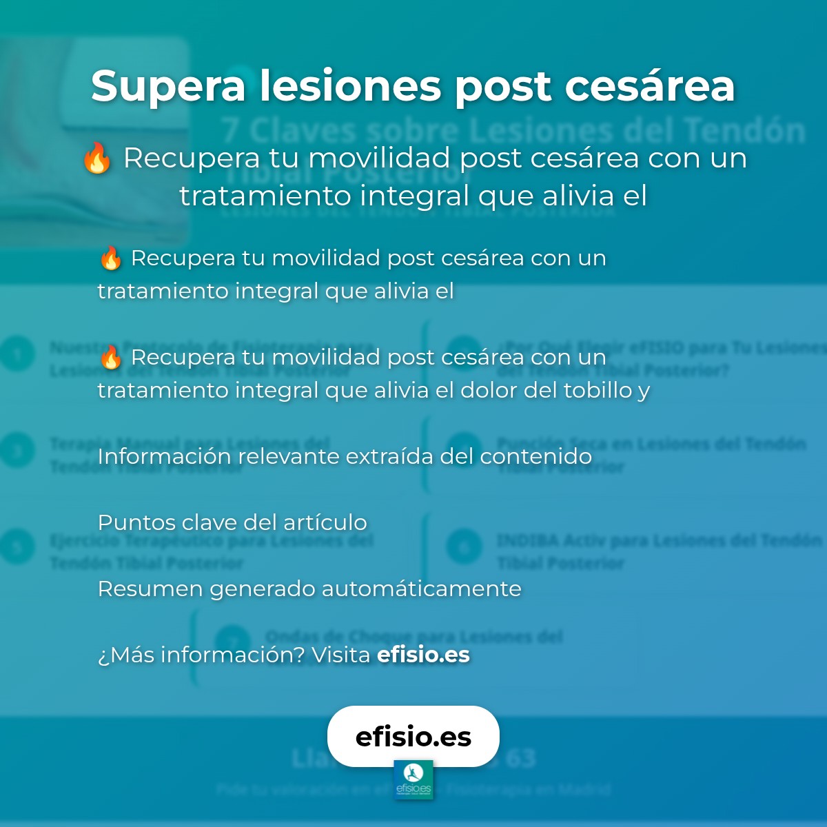Supera lesiones post cesárea