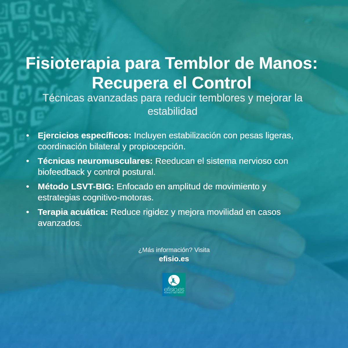 Imagen resumen sobre Temblor de manos