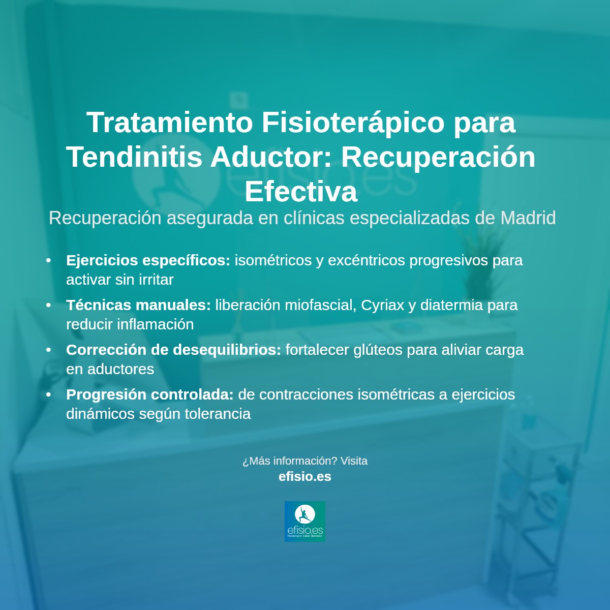 Imagen resumen sobre Tendinitis Aductores