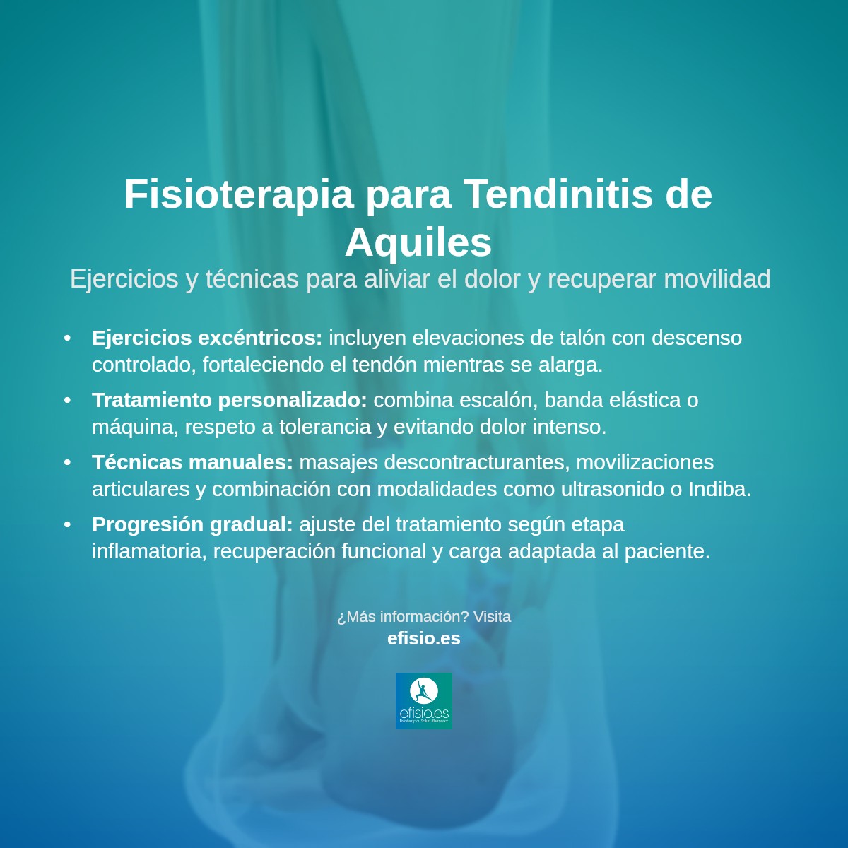 Imagen resumen sobre Tendinitis Aquilea