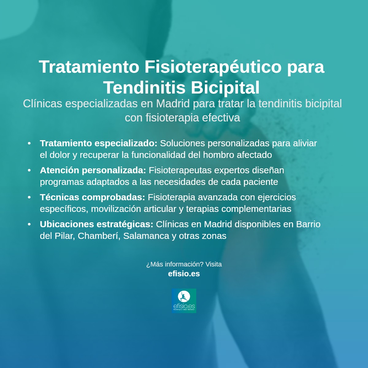 Imagen resumen sobre Tendinitis Bicipital (Hombro)