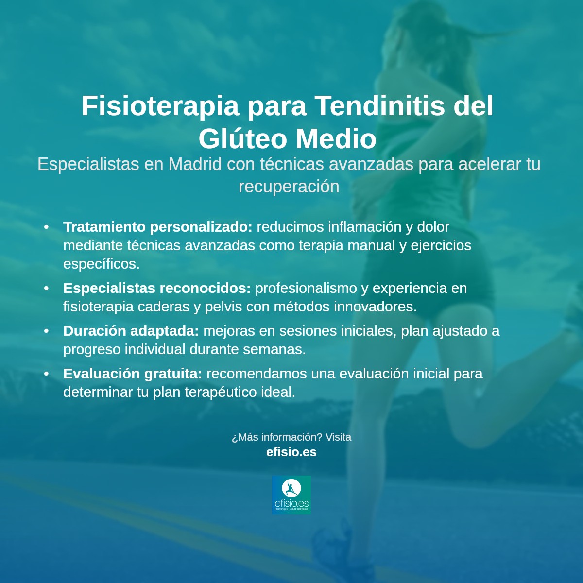 Imagen resumen sobre Tendinitis del Glúteo Medio (Cadera)