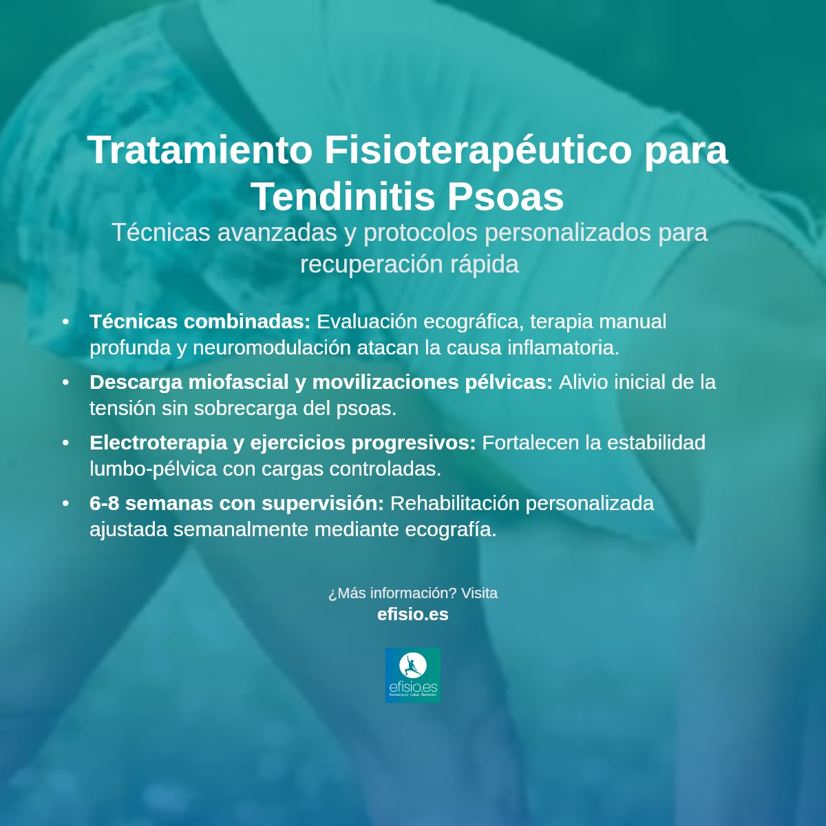 Imagen resumen sobre Tendinitis del Psoas