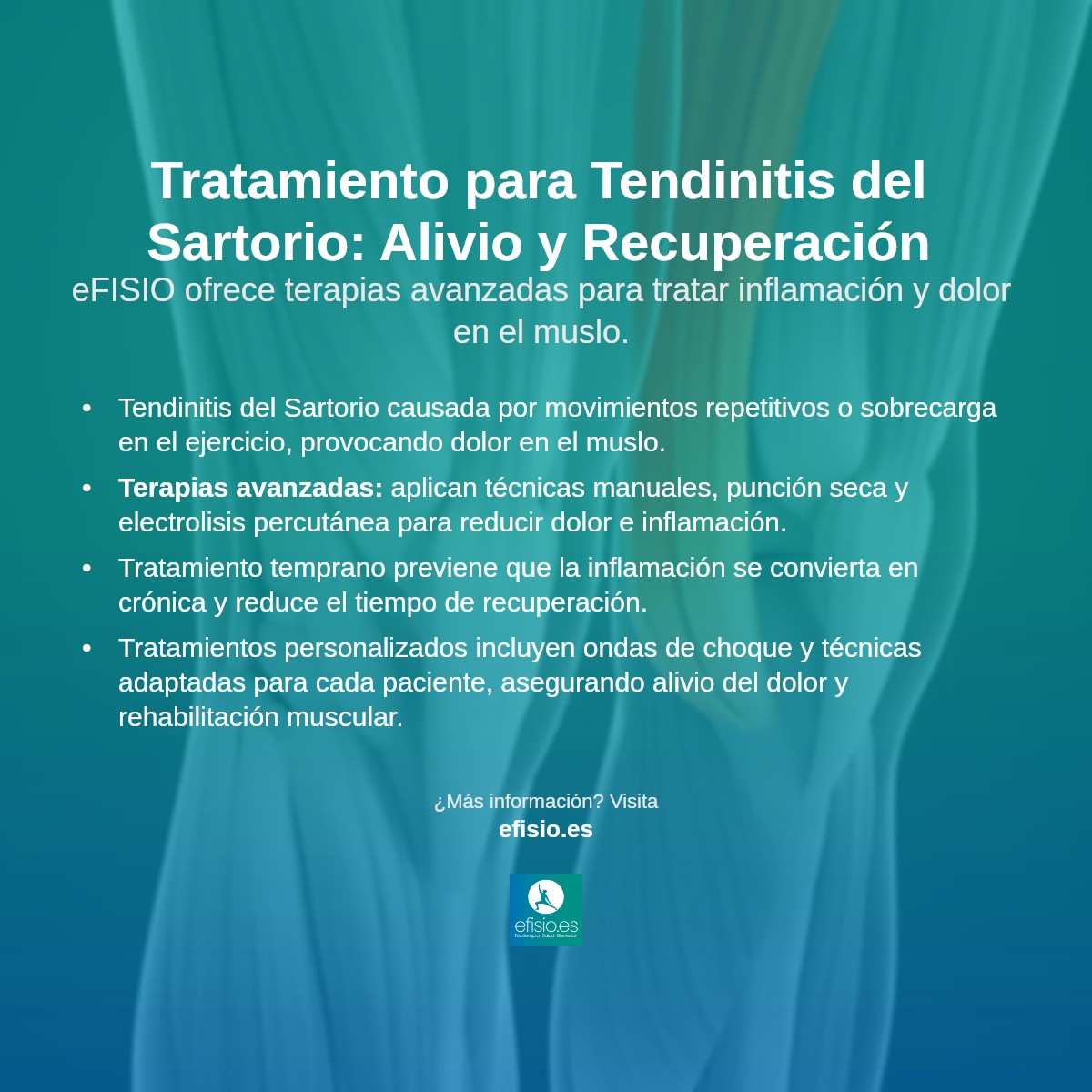 Imagen resumen sobre Tendinitis del Sartorio (Muslo)