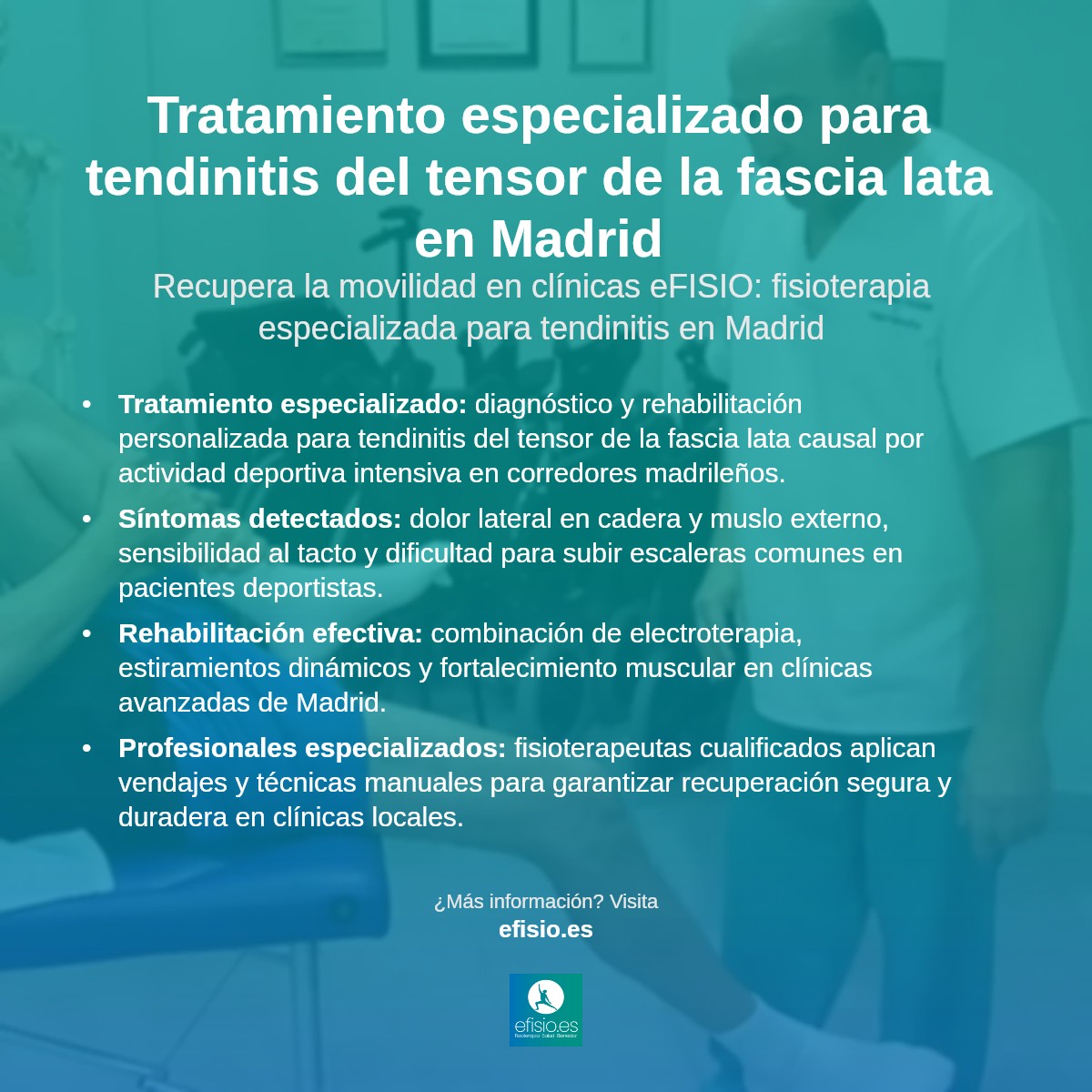 Imagen resumen sobre Tendinitis del Tensor de la Fascia Lata