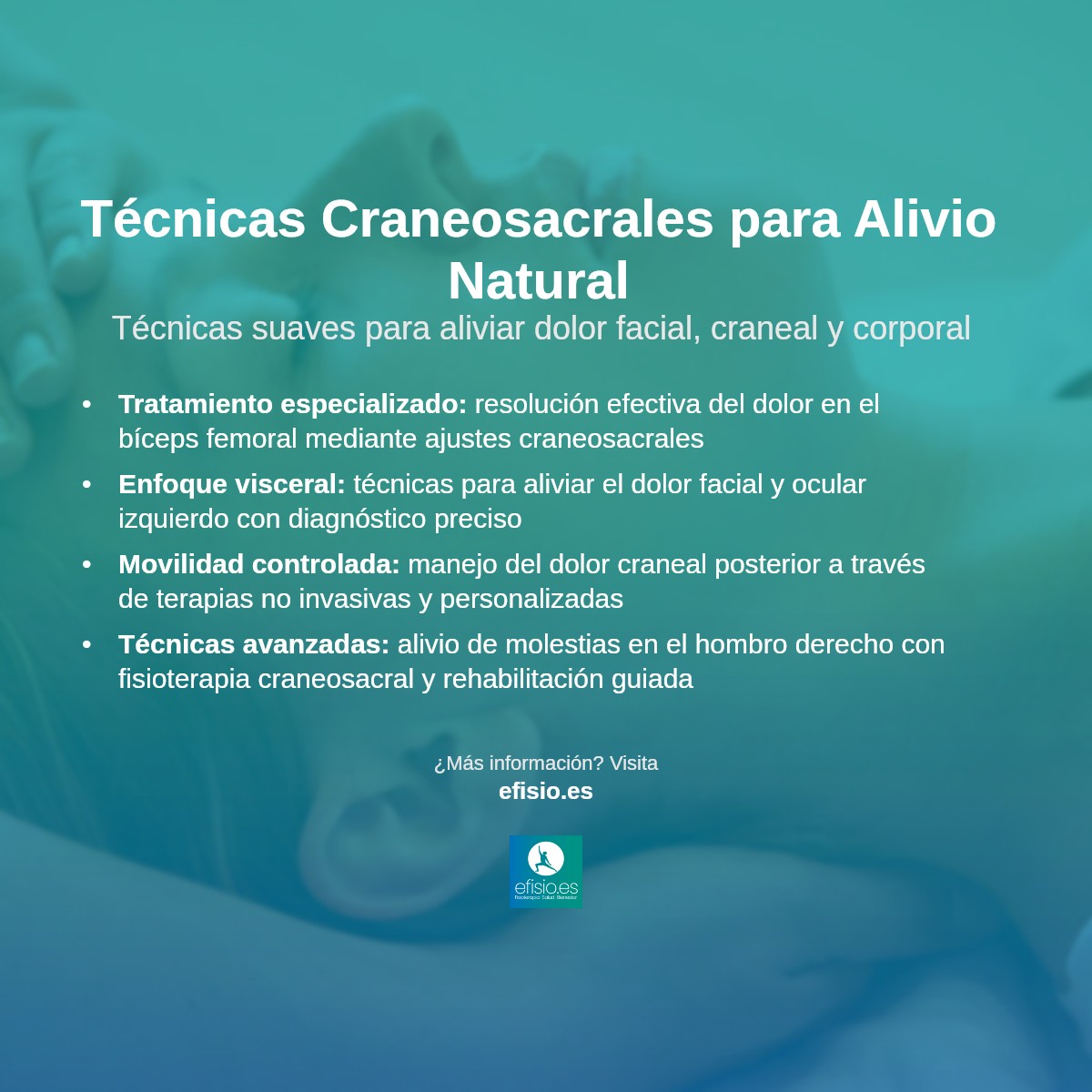 Imagen resumen sobre Terapia Craneosacral