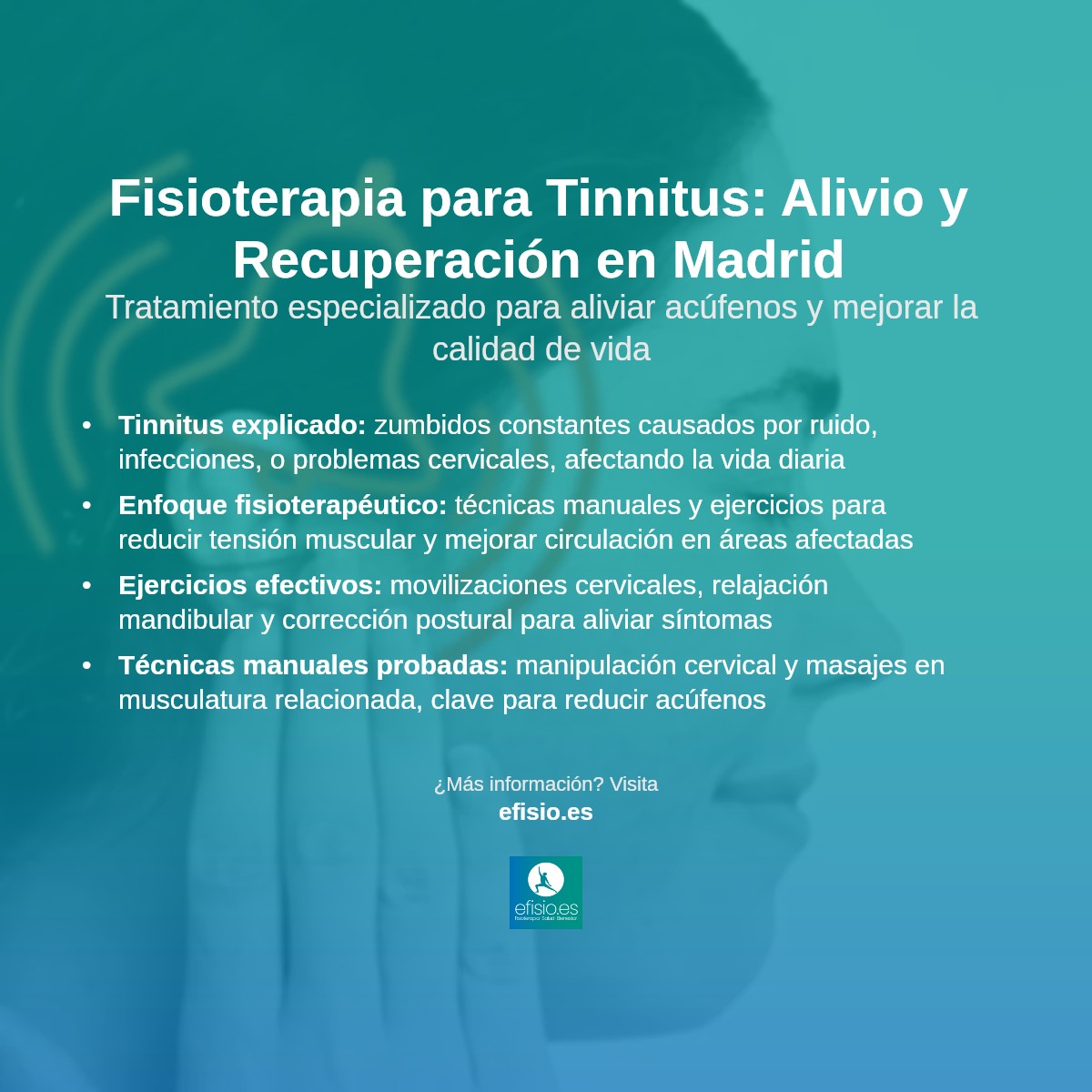 Imagen resumen sobre Tinnitus (Acúfenos)