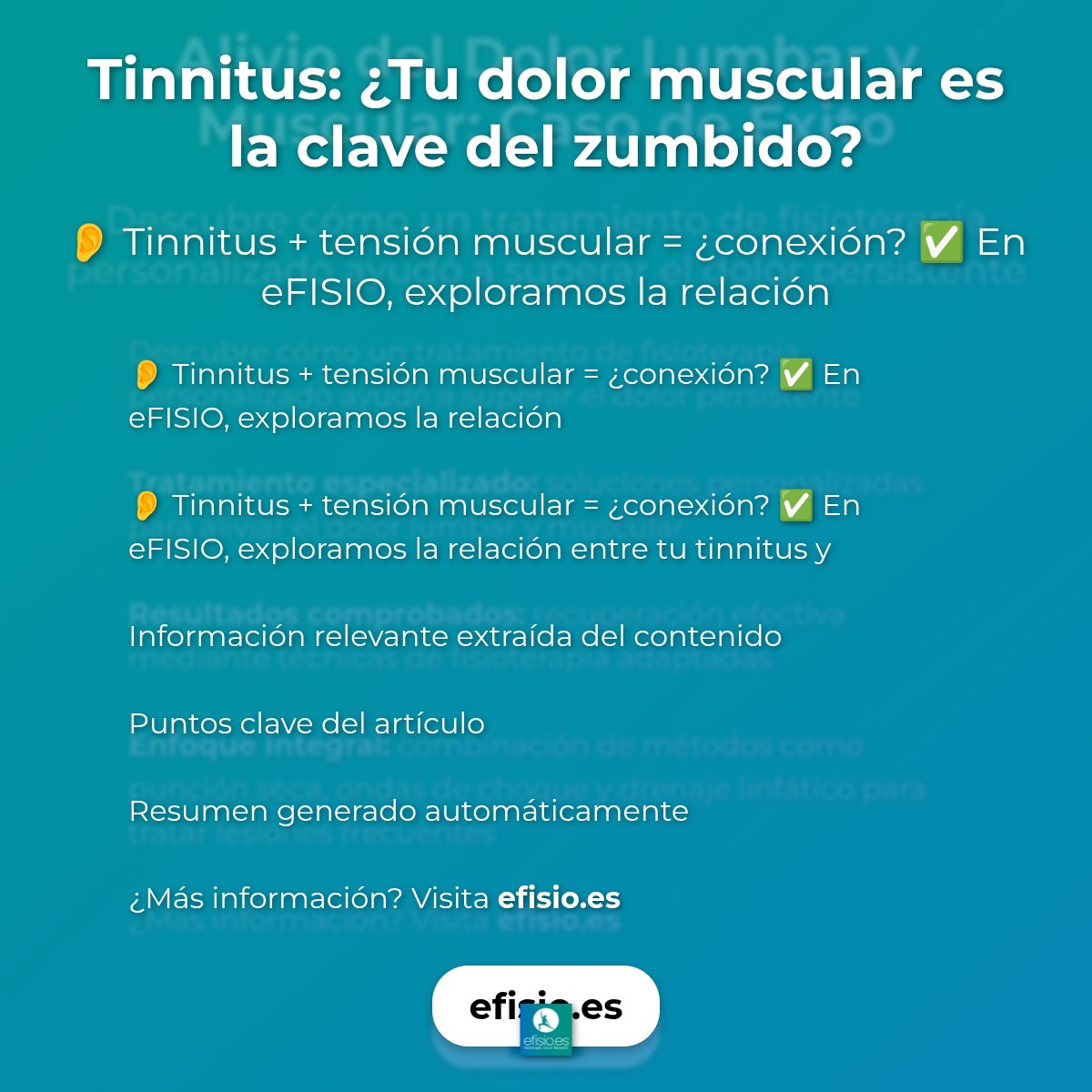Tinnitus: ¿Tu dolor muscular es la clave del zumbido?