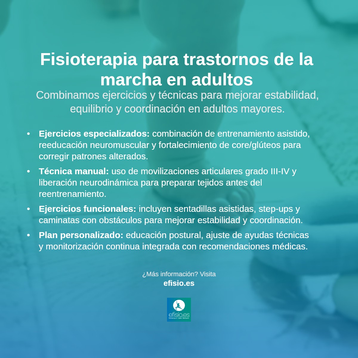 Imagen resumen sobre Trastornos de la marcha