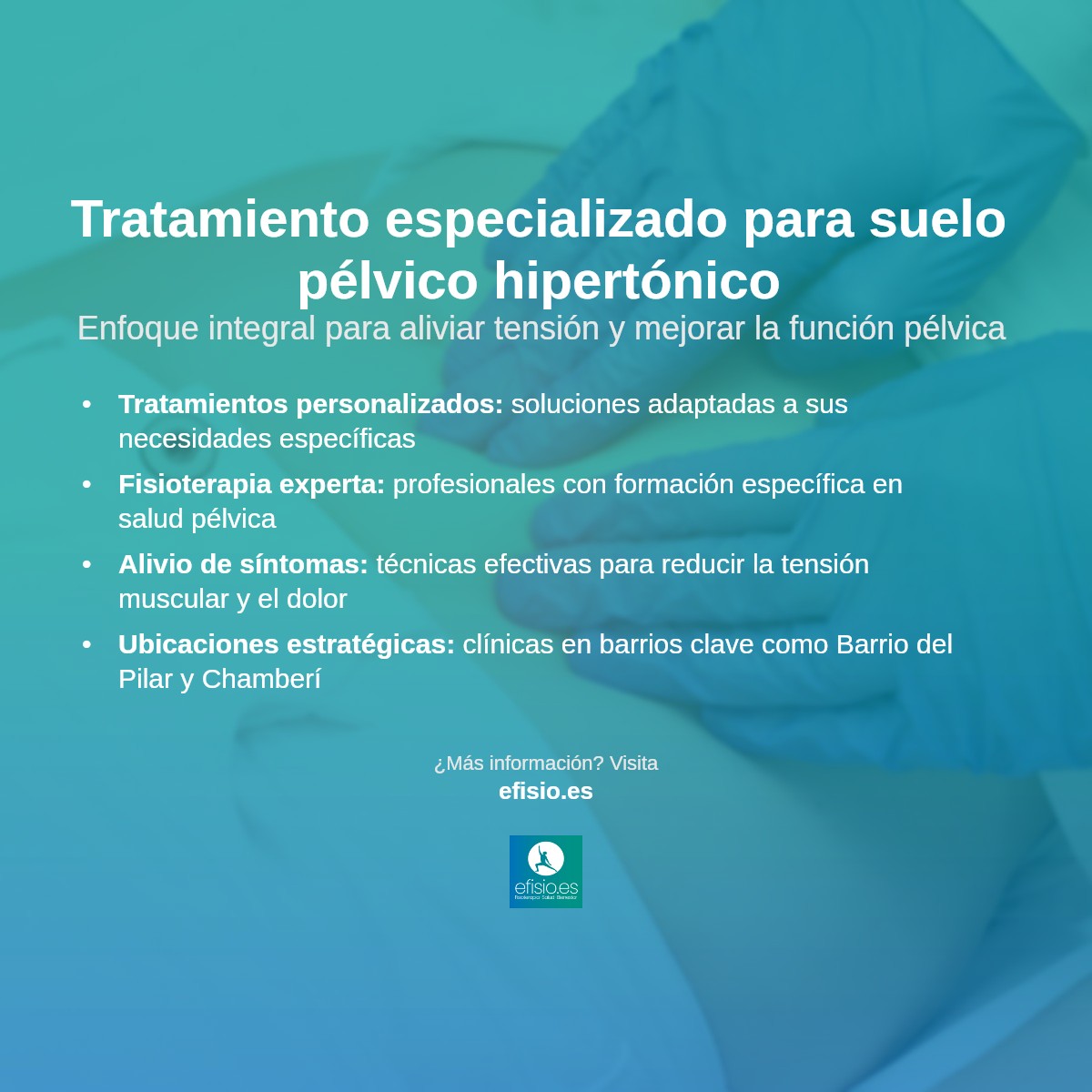 Imagen resumen sobre Tratamiento de Suelo pélvico hipertónico