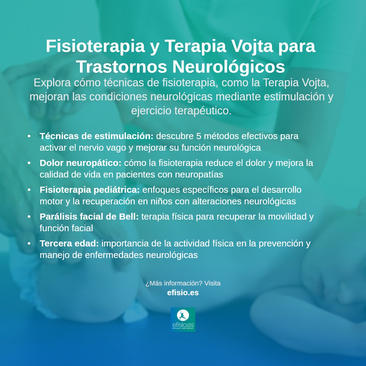 Imagen resumen sobre Tratamiento neurológico con Terapia Vojta y Fisioterapia