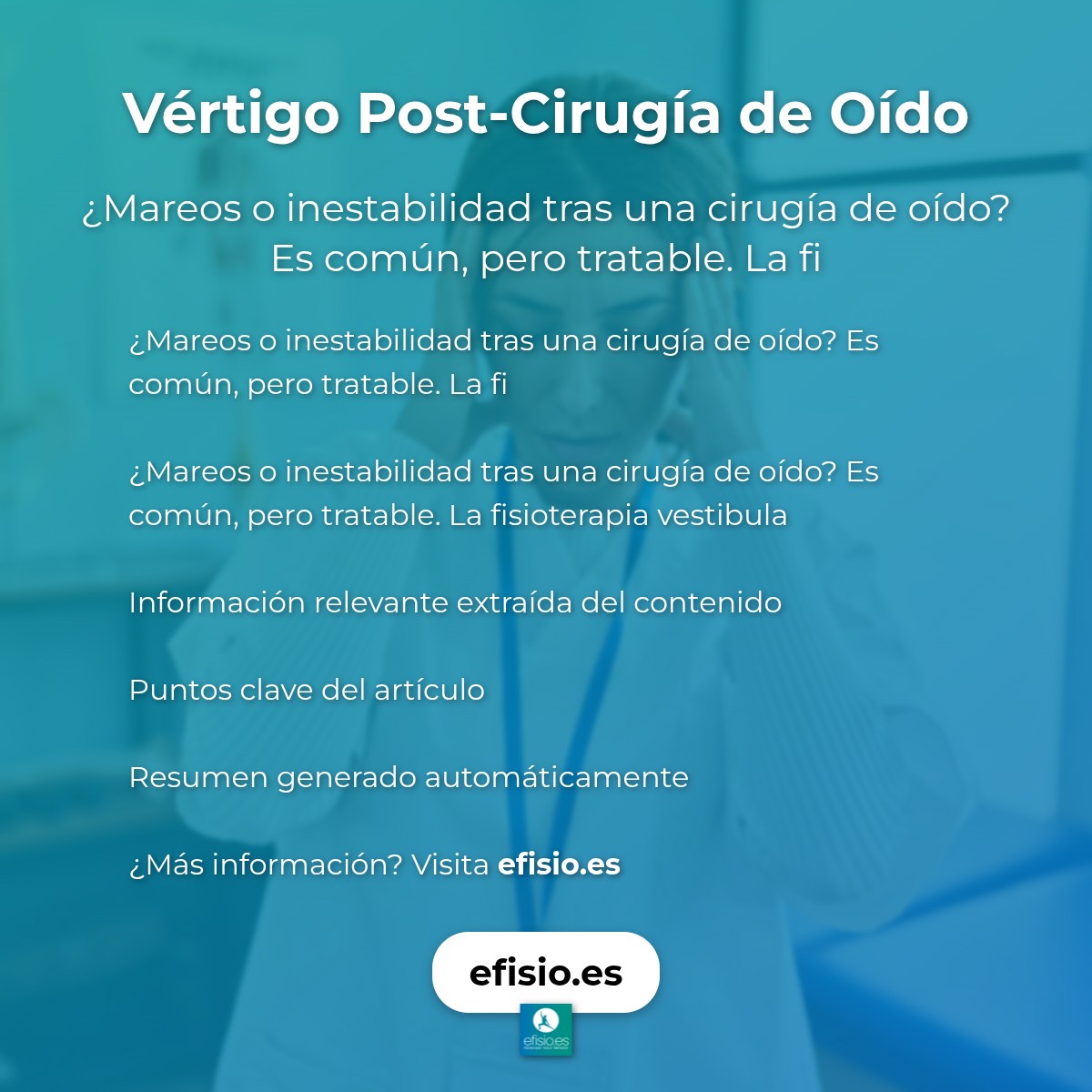 Vértigo Post-Cirugía de Oído