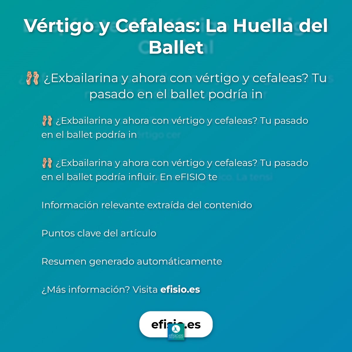 Vértigo y Cefaleas: La Huella del Ballet
