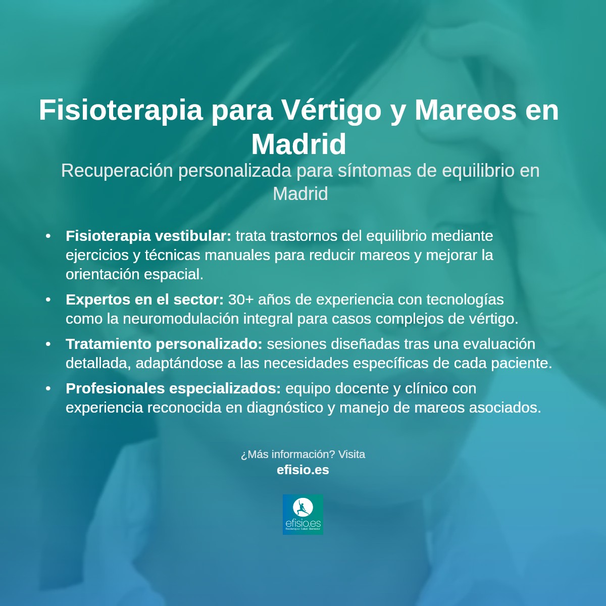 Imagen resumen sobre Vértigo y Mareos Asociados