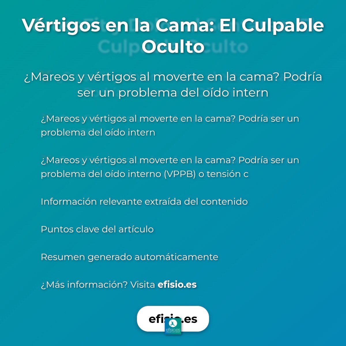 Vértigos en la Cama: El Culpable Oculto