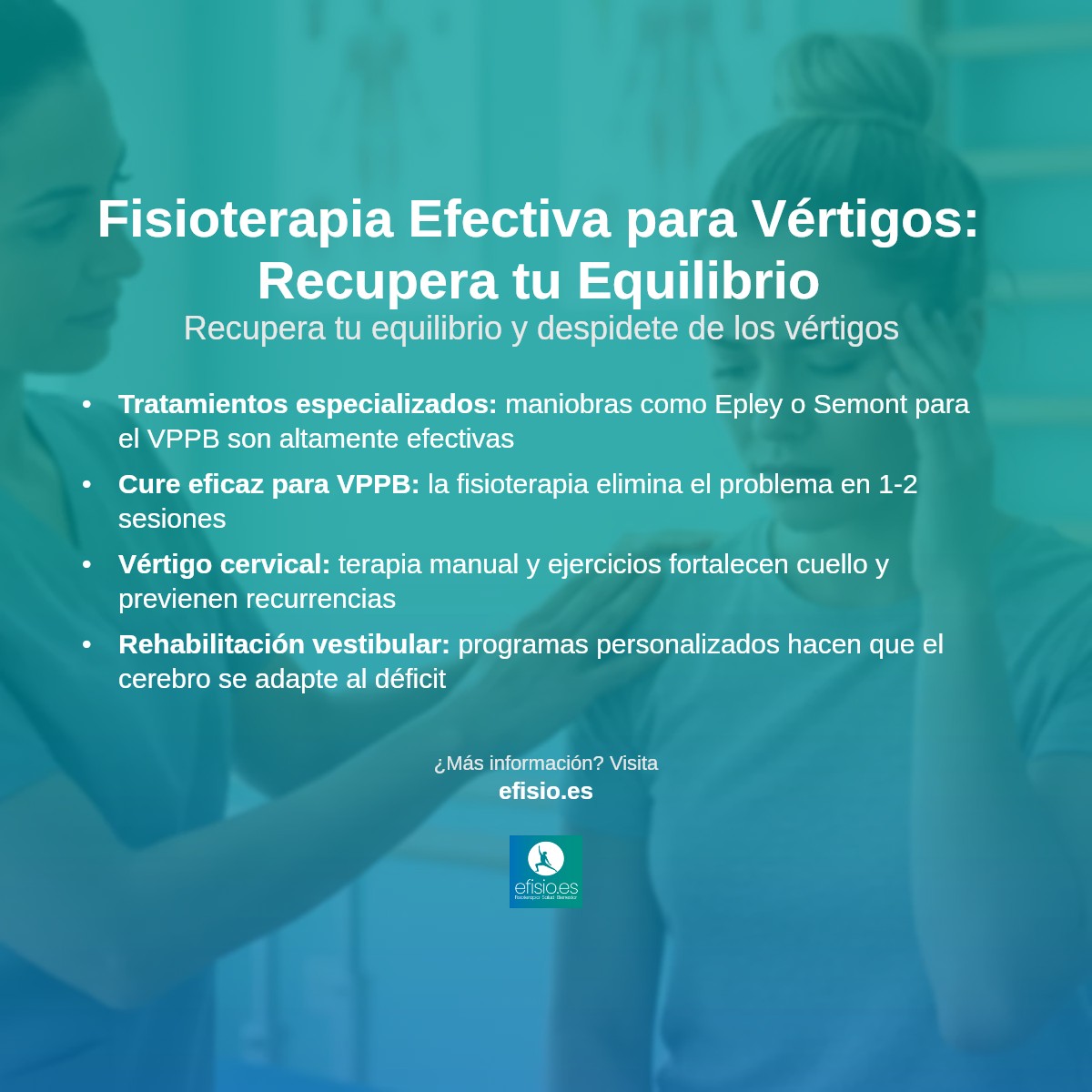 Imagen resumen sobre Vértigos