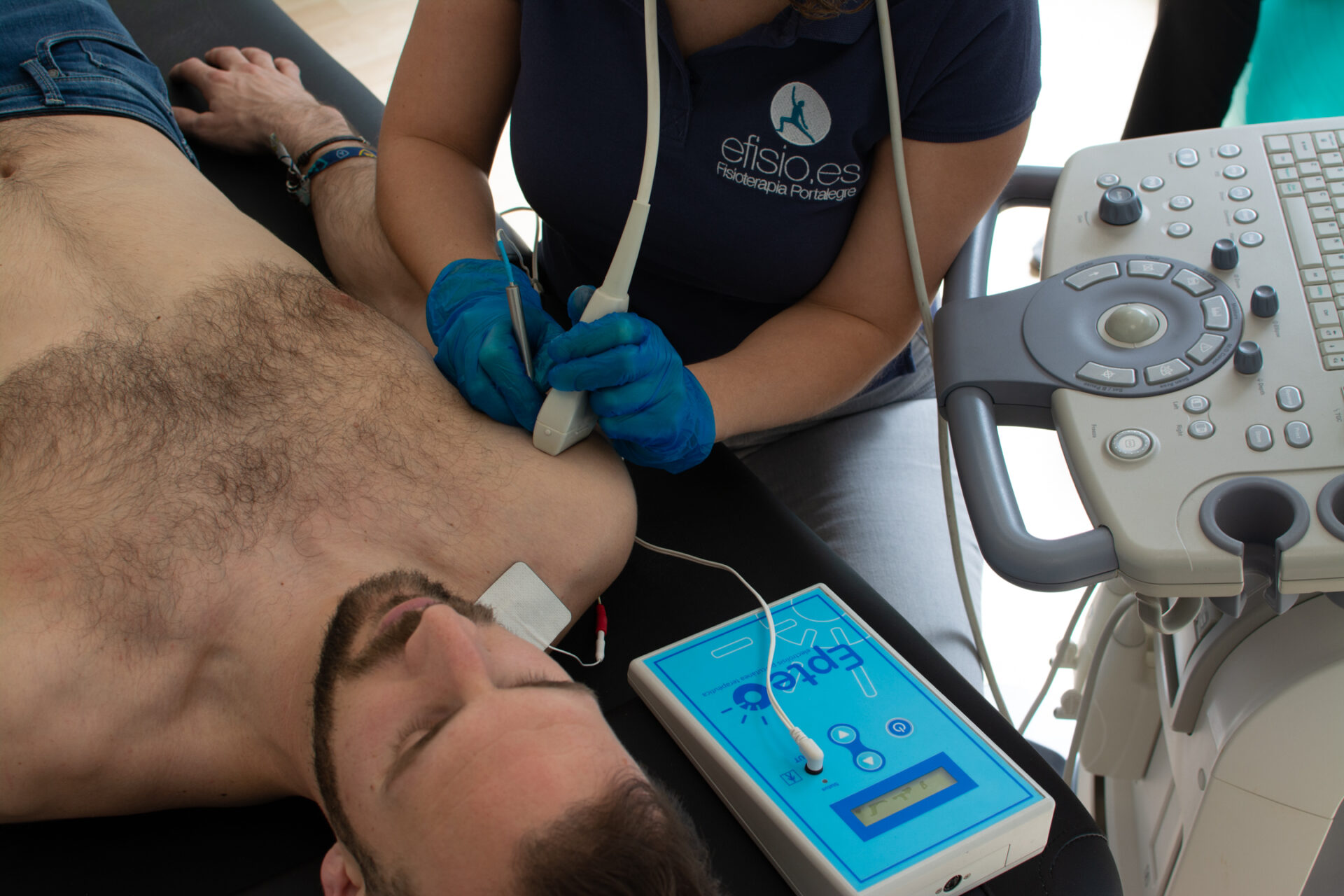 Sesión de Fisioterapia